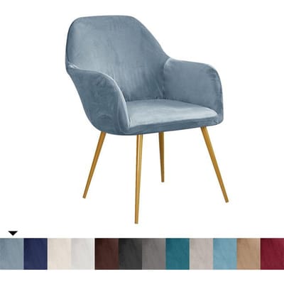 Hoge Armstoelhoes Superzacht Velvet Elastische Eetkamerstoelhoezen Stoelzittingbeschermer Voor Eetkamer Woondecoratie 4pcs Chair cover