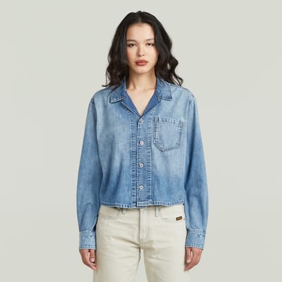 G-Star - Resort Boxy Relaxed Shirt l\s wmn - Dames - Overhemd