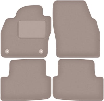 Beige velours matten voor: Seat Ibiza V hatchback (2017-)