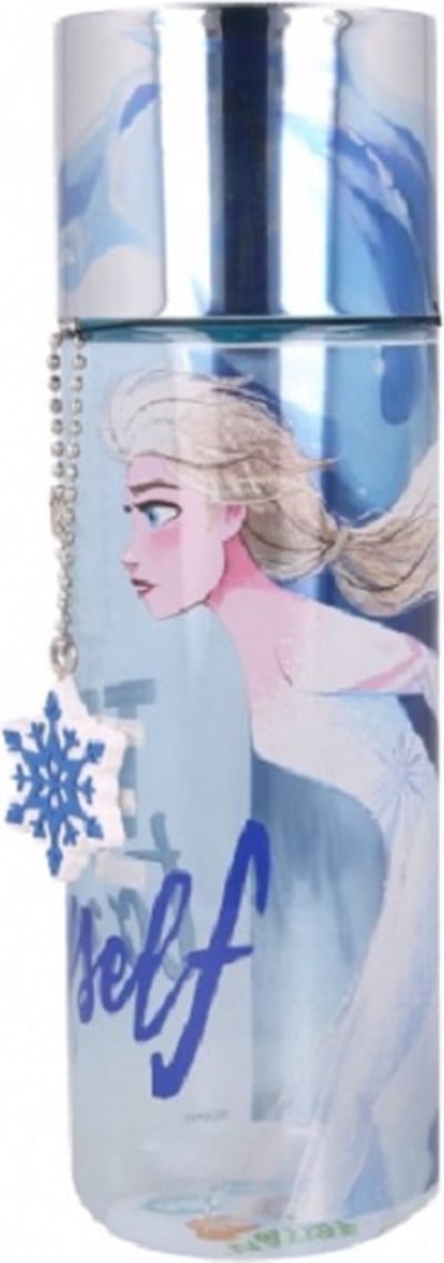 Disney Frozen - Tritan Drinkfles met Sleutelhanger - 590 ml - 21 cm hoog - BPA-vrij