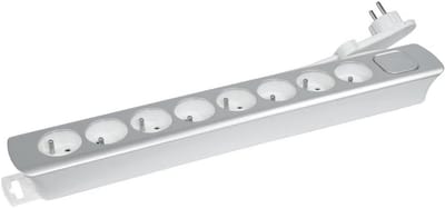 Stopcontacten met interne kabel en platte stekker 8x met 1,4 m kabel
