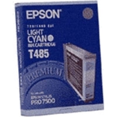Epson T485 inktcartridge licht cyaan (origineel)