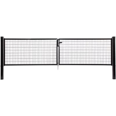 Giardino Dubbele Poort Napoli H 150 X 2 X L 150cm Zwart