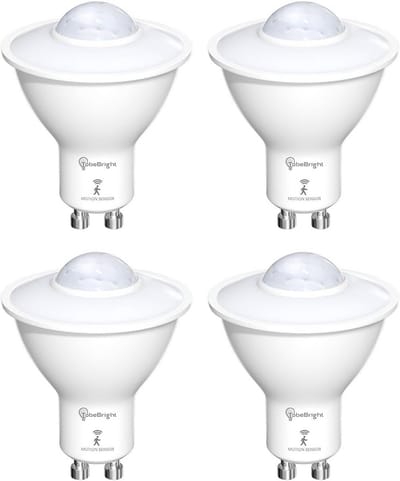 Slimme LED GU10 Lampen met Bewegingssensor Koel Wit Licht 4 Stuks