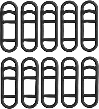 20 Stuks Silicone Bevestigingsbanden voor Fietslampen, Rekbare Rubber Ringen voor Veiligheid en Lichtgewicht Fietsaccessoires
