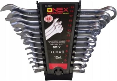 Onex 12-delige Ringsteeksleutelset- 6 mm t/m 22 mm