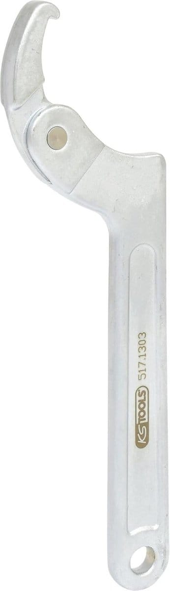 Haak sleutel met gebogen haak en scharnier, 32-76 mm