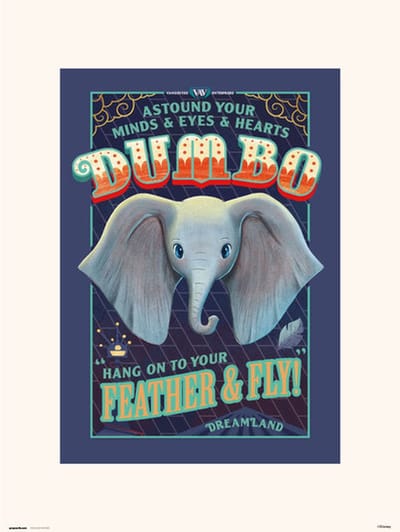 DISNEY DUMBO II - Art Print 30x40 cm