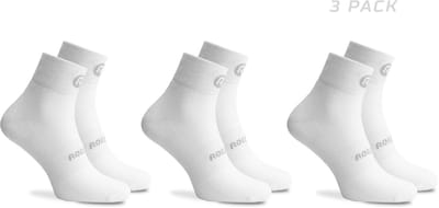 Rogelli Kids Core Kinderen 3 pack Fietssokken - Vochregulerend - Wit