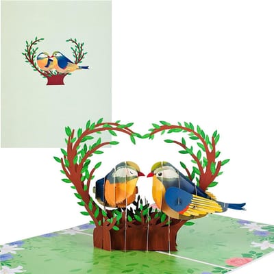 3D pop-up kaart voor verjaardag en Valentijnsdag - unieke bedankkaart met envelop - verrassend cadeau voor bruiloft, jubileum en verloving - onmisbaar item voor speciale gelegenheden