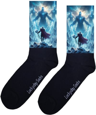 Luckyday Socks - Unisex sokken - Vikking - cadeau sokken - Maat 37-44