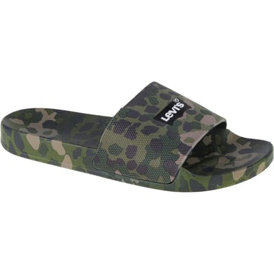 Levi's June Stamp 234217-753-92, Mannen, Groen, Slippers, maat: 42