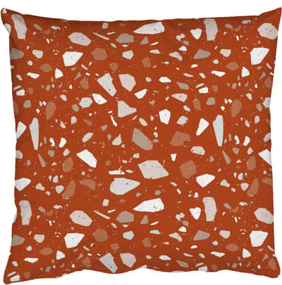 Sierkussens - Kussentjes Woonkamer - 50x50 cm - Terrazzo - Patroon - Klei