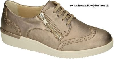 Solidus -Dames - brons - lage gesloten schoenen - maat 36