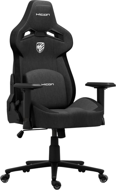 HICON® Ergonomische Bureaustoel - Stoffen Bekleding - 3D Armleuningen - 200 kg - Hyper Serie - Striker - Antraciet