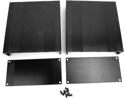 Aluminium behuizing voor elektronische projecten, DIY projectdoos voor printplaten (150mm) - Ideaal voor hobbyisten en professionals