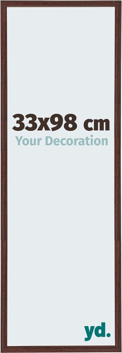 Your Decoration - Fotolijst 33x98 cm - Kunststof - Bruin - Annecy