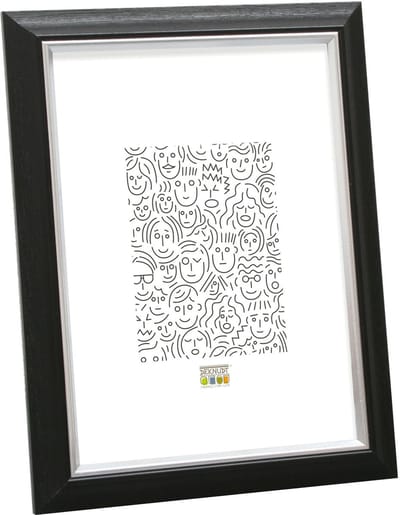 Deknudt Frames fotolijst S42JH2 - zwart met biesje -  foto 9x13 cm