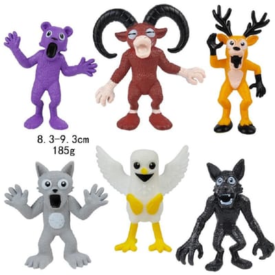 5/6/10 pièces/set 99 Nuits dans la Forêt Figurines Jouets Statue Anime Jeu d'Horreur Périphérique 99 Nuits dans la Forêt Figurine Jouet Cadeau purple