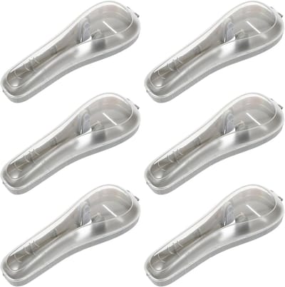 Scheerapparaat Hoes - Scheermes Houder - Veilig Opbergen - Stevig Sleufontwerp - 16.5 x 6 x 3.5 cm - Grijs