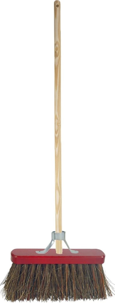 Betra Buitenbezem - FSC hout - natuurvezel - hard - 30 x 120 cm