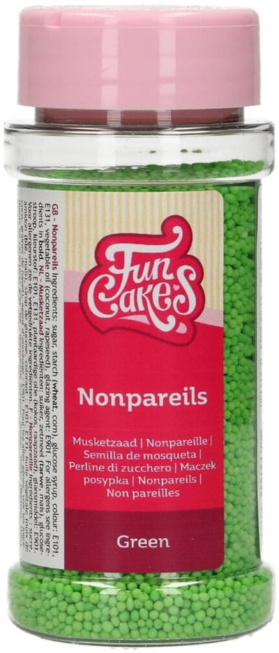 FunCakes Musketzaad Groen - 80g - Suikerdecoratie - Eetbare Taartdecoratie