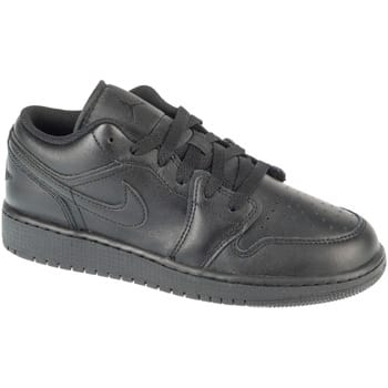Air Jordan 1 Low GS, voor een jongen, Zwart, Sneakers, maat: 35,5