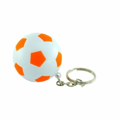 20 stuks Sleutelhanger met Antistress Voetbal
