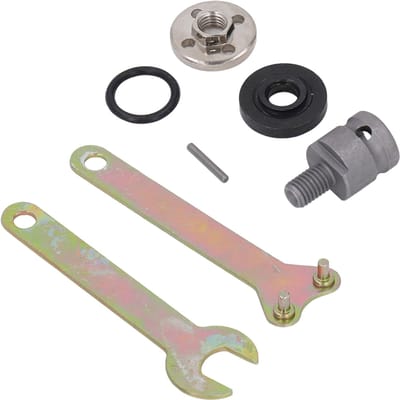 Kit de Conversion Clé Électrique en Meuleuse d'Angle Adaptateur de Coupe Polissage Meulage Outil Clé gray