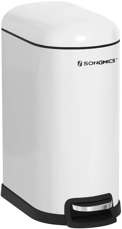 Smalle Pedaalemmer voor Badkamer - 10 Liter Met Softclose