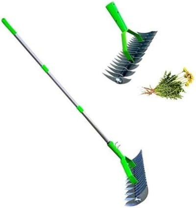 Gazonbeluchter verticuteergereedschap - Handgereedschap gazon - Effectieve bodembeluchting - Lange houten steel - 325 x 123 cm - Niet gespecificeerd