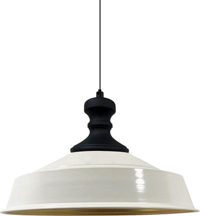 Bamyum Pendelleuchte Asletl Hanglamp Industrieel Wit Gemaakt Van Metaal