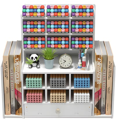 Dailygoods- Bureau-organizer multifunctioneel - Pennenhouder - Bureau accessoires - Organizer voor thuis/school - Lichtgewicht - Hoogwaardig materiaal