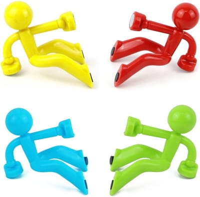 Set van 4 Magnetische Haakjes voor Sleutels - Ideaal voor Metalen Oppervlakken, Muurbevestiging en Organisatie