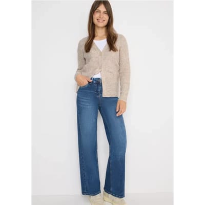 Grof gemêleerd vest