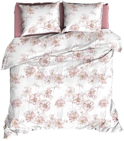 Romanette Filippa Dekbedovertrek - Tweepersoons - 200x200/220 cm - Rose