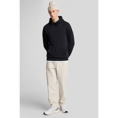 Lyle & Scott Superfine Pullover Hoodie Jet Black Talla: XS | Sudaderas con Capucha Outlet | Hombre | Negro