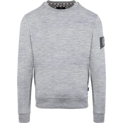 Aquascutum Heren Patch Sweatshirt (Grijs)
