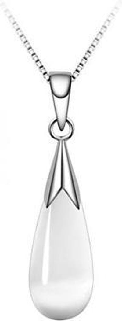 Montebello Ketting Apeibe - 925 Zilver - Druppel - 7x35mm - 45cm