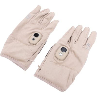 Gants Chauffants Électriques pour Homme Femme avec 5 Niveaux de Chaleur Rechargeable USB Hiver Temps Froid Extérieur Intérieur Randonnée Cyclisme white