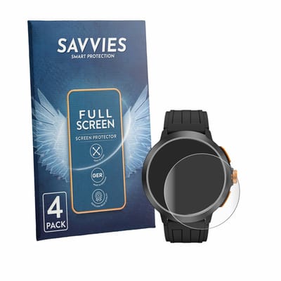 Savvies - Screenprotector voor Cubot BeatBox - Folie Beschermfolie transparant volledig dekking 4 Stuks