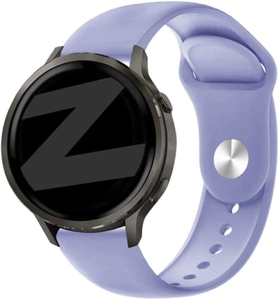 Bandz Siliconen sport 'Deluxe' bandje geschikt voor Garmin Vivoactive 4s / Vivomove 3s / Venu 4 - 41mm / Venu 3s / Venu 2s / Forerunner 265s / Forerunner 255s - Lila