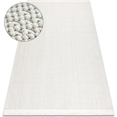 Kleden Rugsx Vloerkleed NANO FH93A Enkele kleur, lus, platgewev 80x150 cm
