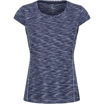 T-shirt Korte Mouwen Hiking Dames Textuurpatroon