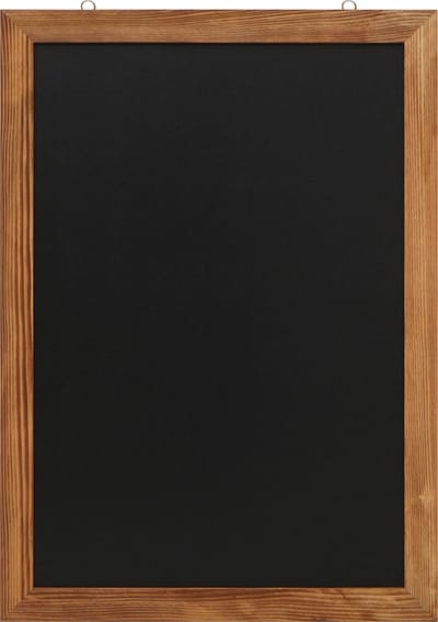 Europel krijtbord - houten lijst – muurdecoratie – tekenbord - 50x70cm