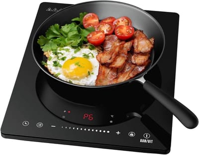 KIRA® Inductie Kookplaat Vrijstaand - Kookplaat - Elektrische Kookplaat - Zwart - 29cm x 37cm x 5cm