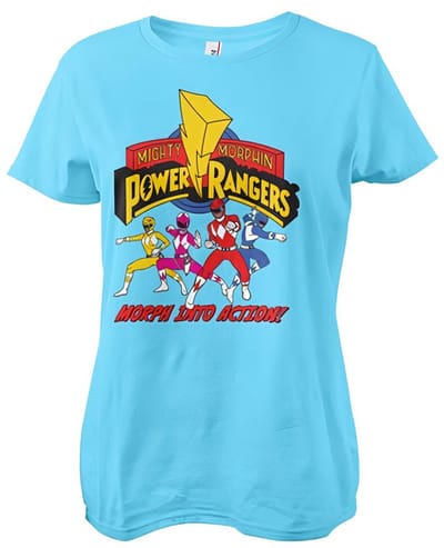 Power Rangers Dames Morph Into Action -T-shirt in meisjesstijl