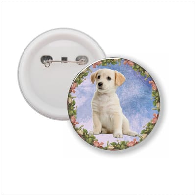 Button Met Speld - Hond