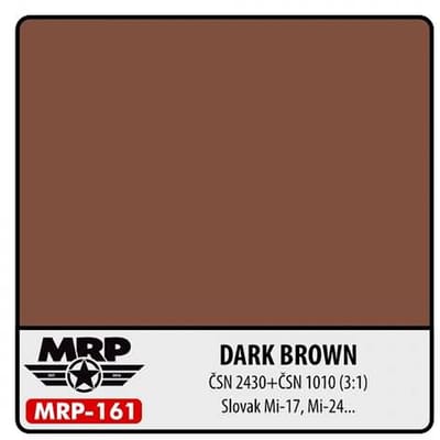 Mr. Paint MRP-161 - Dark Brown Csn 24301-Csn 1010 – 30 ml verf voor Airbrush & Detailwerk