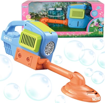 Woopie Handgrasmaaier Bubble Machine Blauw - UNI